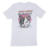 New York Retro Kitten Club 2 T-Shirt Light_Blue back