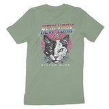 New York Retro Kitten Club 2 T-Shirt Sage back