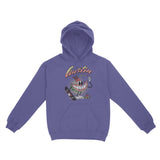 Austin Watermelon Skater Hoodie Violet front