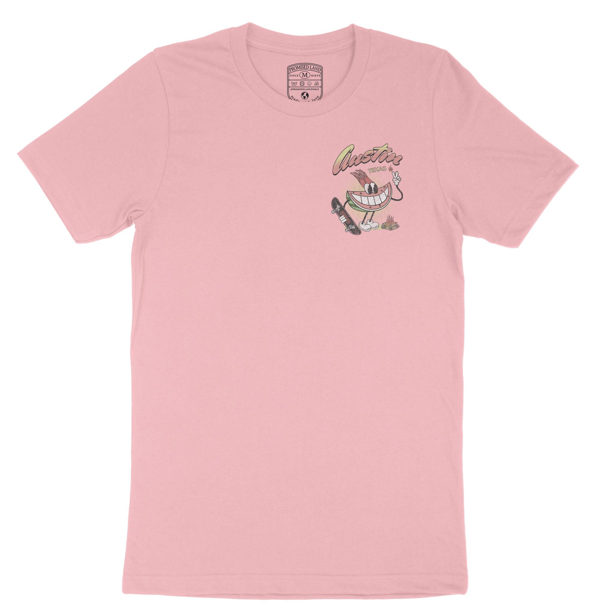 Austin Watermelon Skater T-Shirt Pink front