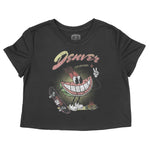 Denver Watermelon Skater Cropped Tee Black front