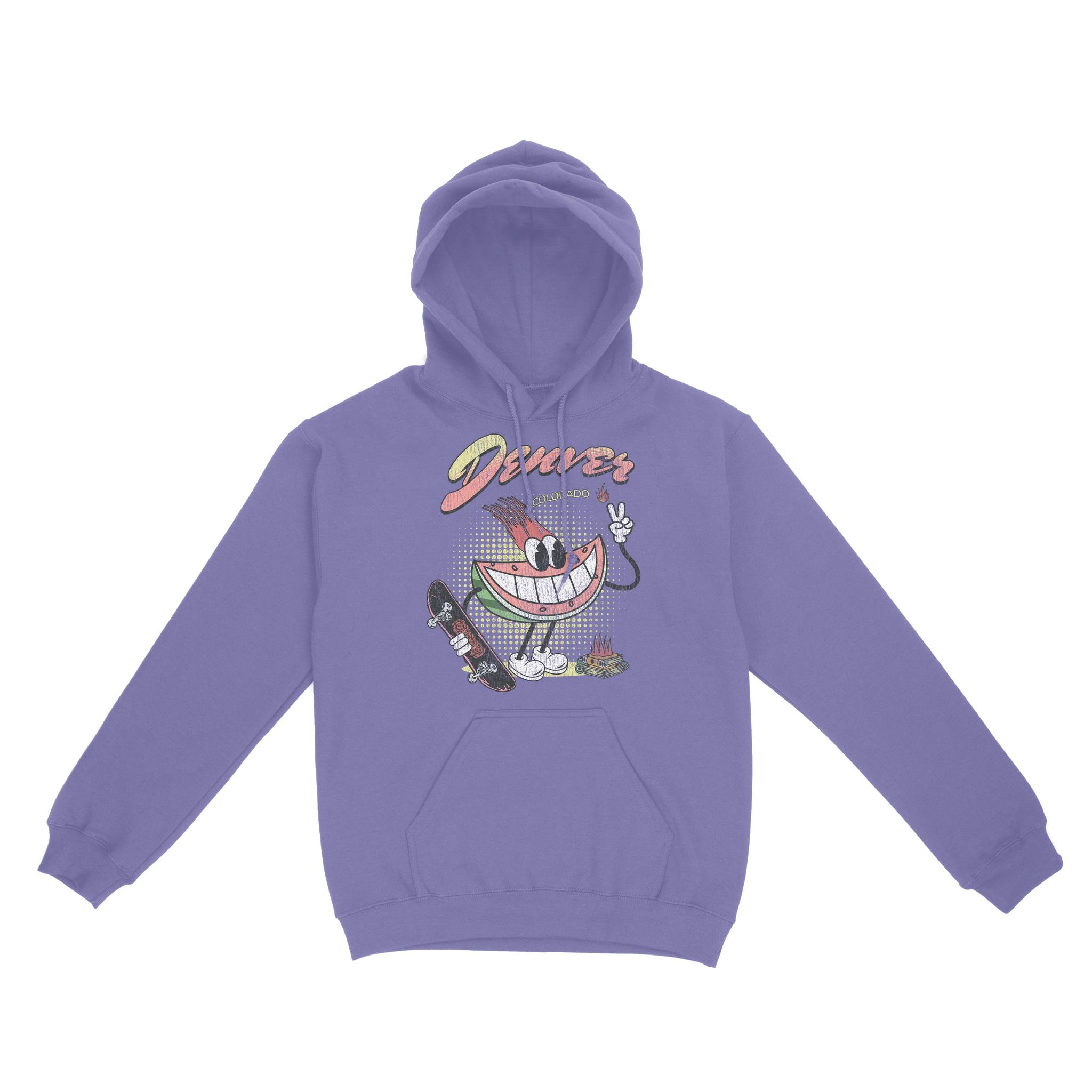 Denver Hoodie in Violet - front view