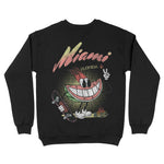 Miami Watermelon Skater Crewneck Black back