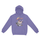 Miami Hoodie in Violet - front view