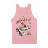 Miami Watermelon Skater Tank Top Pink back