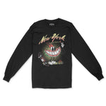 New York Longsleeve in Black - front view