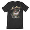 New York Watermelon Skater T-Shirt in Black - back view