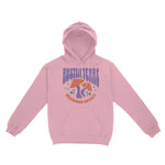 Austin Mushroom Society Hoodie Light Pink front