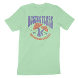 Austin Mushroom Society T-Shirt Mint back