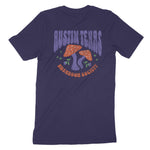Austin Mushroom Society T-Shirt Navy back
