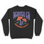 Denver Crewneck in Black - back view