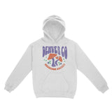 Denver Mushroom Society Hoodie White front