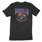 Denver Mushroom Society T-Shirt Black back