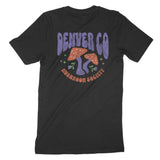 Denver Mushroom Society T-Shirt Black back