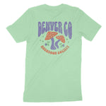 Denver Mushroom Society T-Shirt Mint back