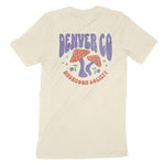 Denver Mushroom Society T-Shirt Natural back