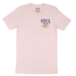 Denver Mushroom Society T-Shirt Soft Pink front