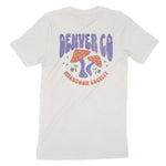 Denver Mushroom Society T-Shirt Vintage White back