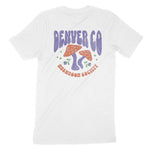 Denver Mushroom Society T-Shirt White back