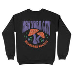 New York Mushroom Society Crewneck Black back