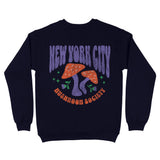 New York Mushroom Society Crewneck Navy back