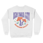 New York Mushroom Society Crewneck White back