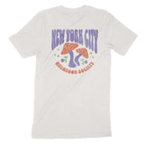 New York Mushroom Society T-Shirt Vintage_White back
