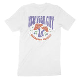 New York Mushroom Society T-Shirt White back