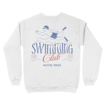 Austin Swimming Club Crewneck White back