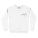 Austin Crewneck in White - front view