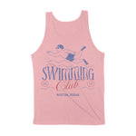 Austin Swimming Club Tank Top Pink back