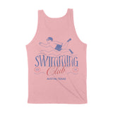 Austin Swimming Club Tank Top Pink back