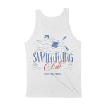 Austin Swimming Club Tank Top White back