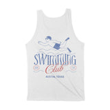 Austin Swimming Club Tank Top White back