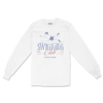Austin Swimming Club Longsleeve in White - front view