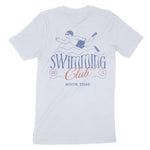 Austin Swimming Club T-Shirt in Light Blue - back view