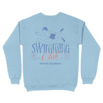 Denver Crewneck in Light Blue - back view