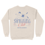 Denver Crewneck in Natural - back view
