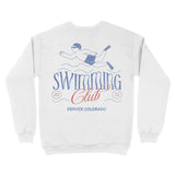 Denver Swimming Club Crewneck White back