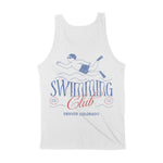 Denver Swimming Club Tank Top White back