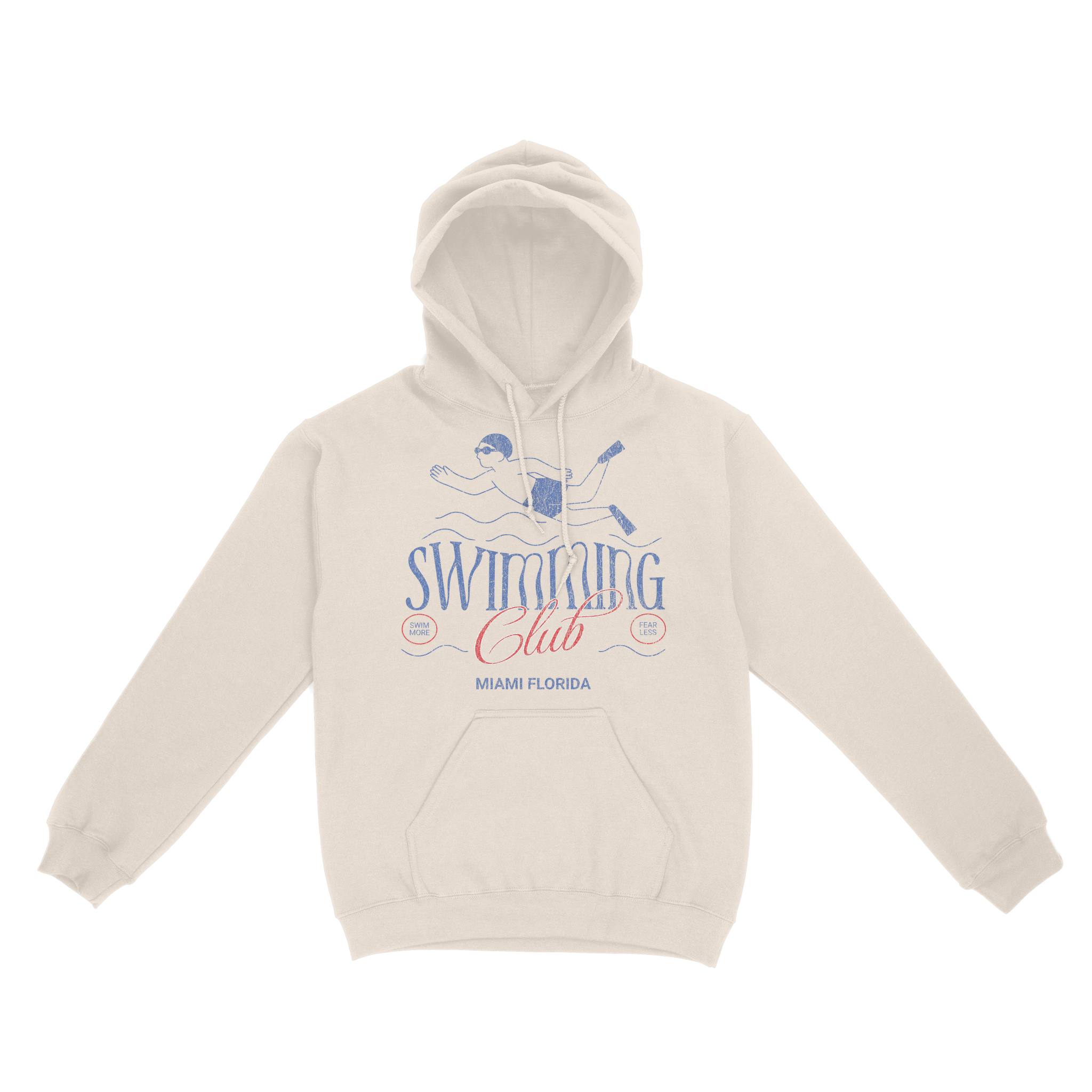 Miami Hoodie in Natural - front view