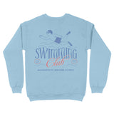 New York Crewneck in Light Blue - back view