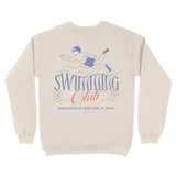 New York Crewneck in Natural - back view