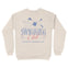 New York Crewneck in Natural - back view