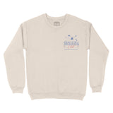 New York Swimming Club Crewneck in Natural - front view