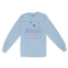 New York Swimming Club Longsleeve in Light Blue - front view