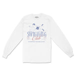 New York Swimming Club Longsleeve in White - front view