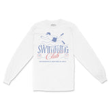 New York Longsleeve in White - front view