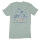 New York Swimming Club T-Shirt Dusty_Blue back
