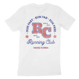 Miami Retro Runner T-Shirt White back